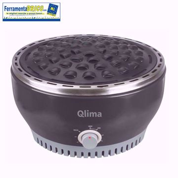 Immagine di BARBECUE QLIMA NJOY 1007 A CARBONE GREY BLACK