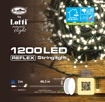 Immagine di CATENA LINEARE TLE 1200 LED BIANCO CALDO 2 + 48,5 M IN BOBINA