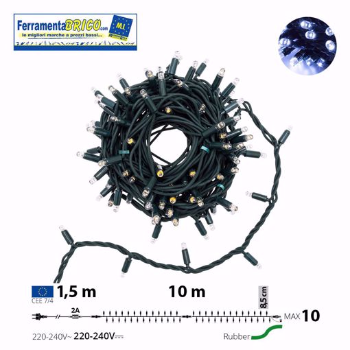 Immagine di CATENA MXL-MHD 120 MAXILED  BIANCO FREDDO 1,5 + 10M