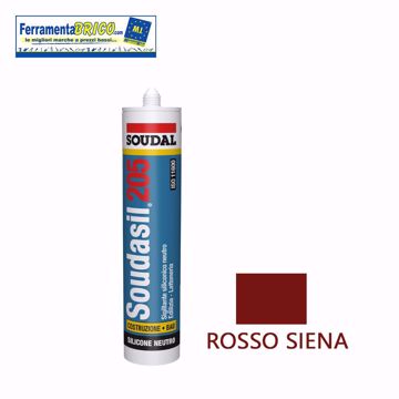 Immagine di SIGILLANTE SILICONICO NEUTRO PER L'EDILIZIA SOUDASIL 205 ROSSO SIENA 310ML