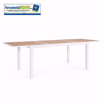 Immagine di TAVOLO ALLUNGABILE HILIJA 160-240X90 BIANCO BIZZOTTO