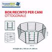 Immagine di BOX CANI OTTAGONALE VERDE 100x200 CM